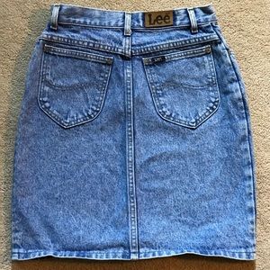 Lee Denim High Wasted Skirt